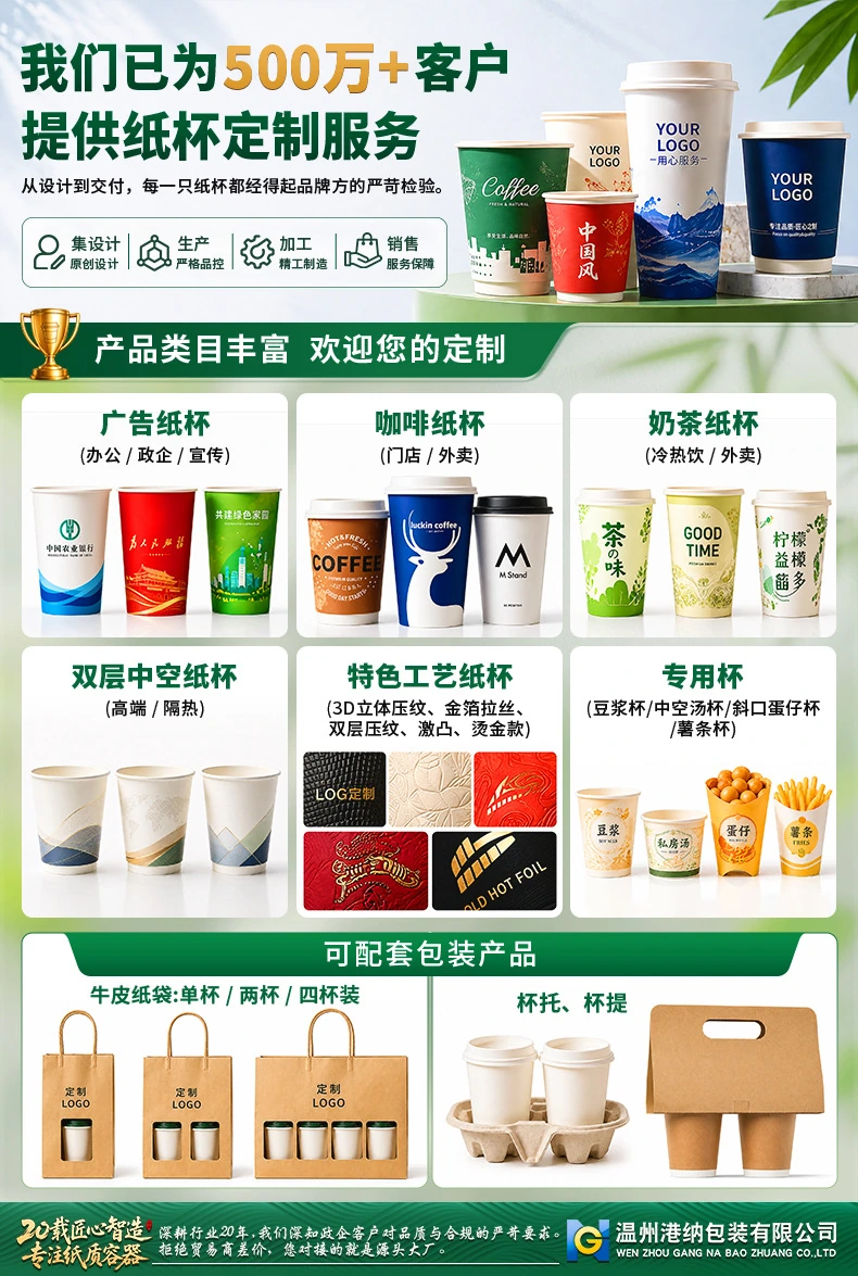 纸杯详情呈现
