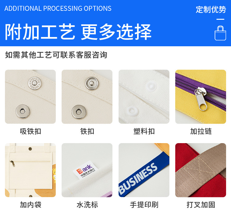 纺织帆布袋详情呈现